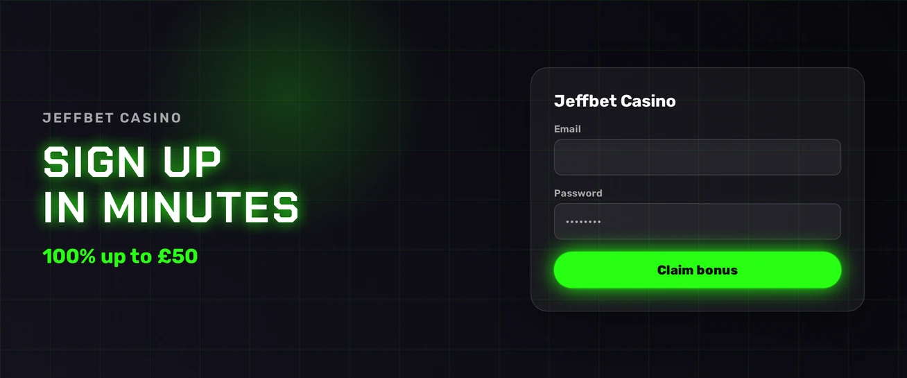 Register at Jeffbet Casino
