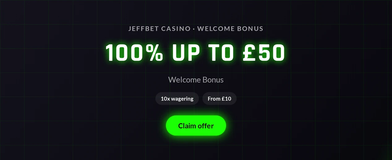 Claim the £50 bonus
