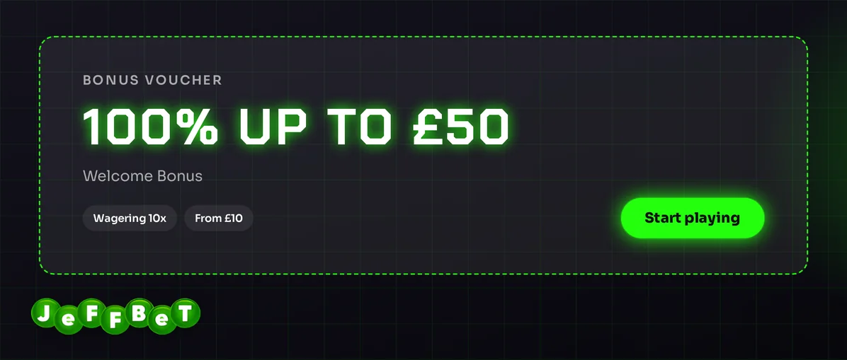 Claim the welcome bonus